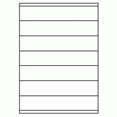 404 - Label Size 210mm x 40mm - 7 labels per sheet